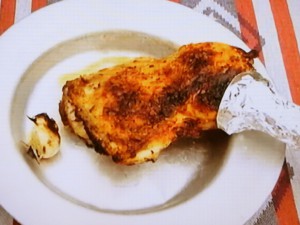 【きょうの料理】骨付き鶏もも肉のハーブマリネ焼きのレシピ・Mako(多賀正子)