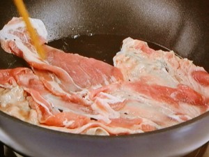豚肉とれんこんの炒め煮
