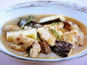 【上沼恵美子のおしゃべりクッキング】鶏肉とナスのみぞれ煮のレシピ・上沼恵美子・岡本健二