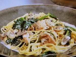 【キューピー３分クッキング】鮭のクリームパスタのレシピ・石原洋子
