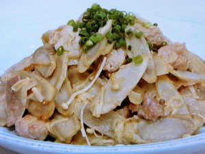 【ノンストップ】こってり旨☆豚肉とごぼうの味噌マヨ炒めのレシピ・三ツ星シュフの食ナビ