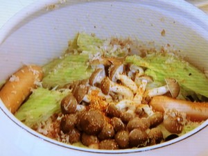 【きょうの料理】まるごとしめじとキャベツの和風ポトフのレシピ・きじまりゅうた