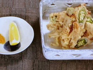 【上沼恵美子のおしゃべりクッキング】オクラと豚肉の巻き揚げのレシピ・上沼恵美子・岡本健二