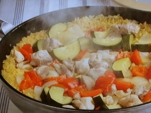 【キューピー３分クッキング】フライパンパエリアのレシピ・石原洋子