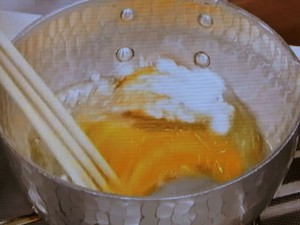カツオそぼろご飯 炒り卵とせん切りの紫蘇