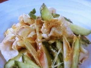 【きょうの料理ビギナーズ】豚しゃぶときゅうりのからし酢みそのレシピ・河野雅子