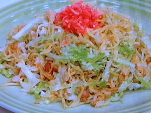 【ノンストップ】シャキシャキ♪キャベツとツナのマヨそば飯のレシピ・三ツ星シュフの食ナビ