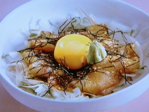 【上沼恵美子のおしゃべりクッキング】鯛のユッケ風のレシピ・上沼恵美子・岡本健二