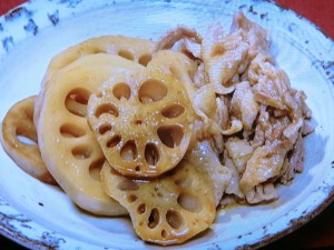 【きょうの料理】れんこんと豚肉の照り煮のレシピ・本田明子