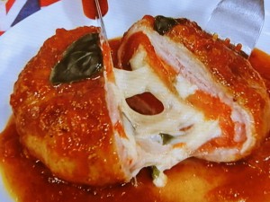 【ノンストップ】インパクト大！まるごとトマトのチーズ豚巻きのレシピ・クラシル・検索きょうのおしゃレシピ