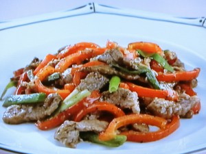 【上沼恵美子のおしゃべりクッキング】牛肉とパプリカの炒めもののレシピ・上沼恵美子・石川智之