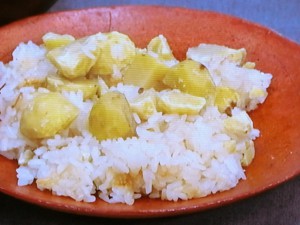 【キューピー３分クッキング】栗おこわのレシピ・小林まさみ