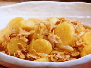 【キューピー３分クッキング】長芋と豚バラ肉の煮もののレシピ・小林まさみ