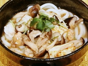 【ノンストップ】鶏とキノコのけんちんうどんのレシピ・笠原将弘・笠原将弘のおかず道場