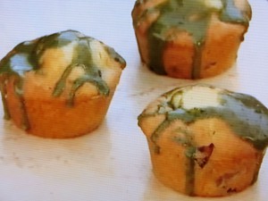 【ZIP！速水もこみちのMOCO''Sキッチン】もこみち流　栗のカップケーキ～抹茶チョコソースのレシピ・川島海荷・速水もこみち