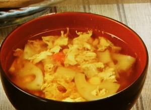 【男子ごはん】根菜の卵とじ汁のレシピ・国分太一・栗原心平