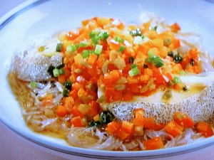 【上沼恵美子のおしゃべりクッキング】白身魚とパプリカの蒸しもののレシピ・上沼恵美子・石川智之