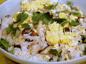 【きょうの料理】きのこの吸いトリ混ぜご飯のレシピ・平野レミ