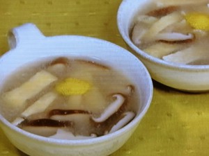 【きょうの料理】キノ子とコウジのおすましのレシピ・平野レミ