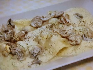 【ZIP！速水もこみちのMOCO''Sキッチン】もこみち流　タラのラビオリ～マッシュルームクリームソースのレシピ・速水もこみち