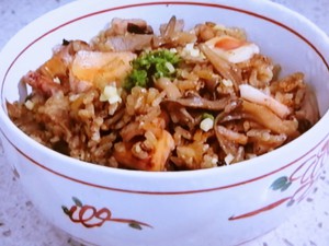 【あさイチ】イカとマイタケの炊き込みごはんのレシピ・浜内千波