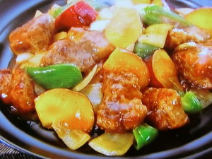【ノンストップ】サツマイモ酢豚のレシピ・坂本昌行・坂本昌行のOne Dish