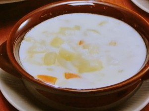 【おかずのクッキング】野菜だけのクリームシチューのレシピ・土井善晴