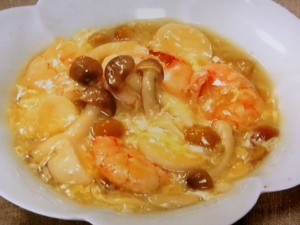 【きょうの料理】えびときのこのとろみ煮のレシピ・高城順子