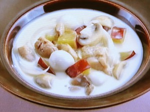 【上沼恵美子のおしゃべりクッキング】鶏とさつまいものシチューのレシピ・上沼恵美子・小池浩司