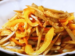 【きょうの料理】彩りきんぴらのレシピ・舘野鏡子