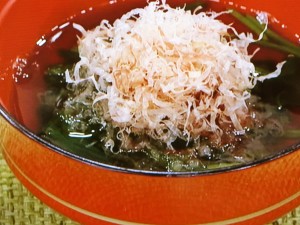 【あさイチ】温かいほうれんそうのだし仕立てのレシピ・内海隼人・解決！ごはん