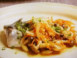 【キューピー３分クッキング】さばのしょうが煮 野菜酢じょうゆがけのレシピ・田口成子