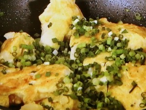 【おかずのクッキング】たたき長いもの卵炒めのレシピ・ウー・ウェン