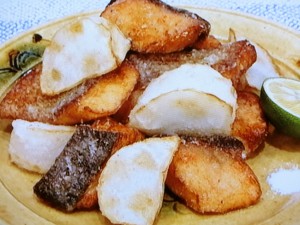 【ノンストップ】鮭とカブの竜田揚げのレシピ・笠原将弘・笠原将弘のおかず道場