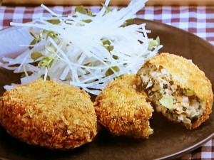 【キューピー３分クッキング】野菜メンチカツのレシピ・石原洋子