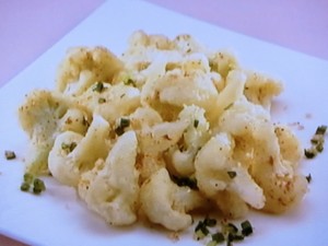 【上沼恵美子のおしゃべりクッキング】カリフラワーの天ぷらのレシピ・上沼恵美子・石川智之