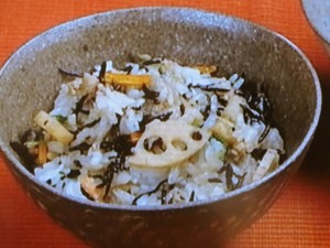 【キューピー３分クッキング】鶏肉とひじきの混ぜごはんのレシピ・満留邦子
