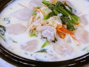 【あさイチ】野菜と帆立てのスープビーフンのレシピ・脇屋友詞・解決！ごはん