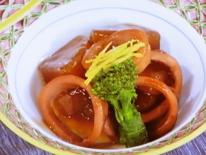 【噂の東京マガジン　やってTRY！】イカ大根のレシピ・黒田廣昭