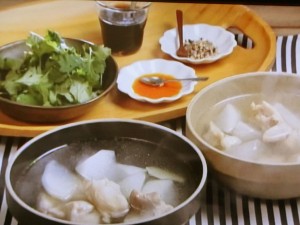 【キューピー３分クッキング】塩鶏と大根のスープのレシピ・田口成子
