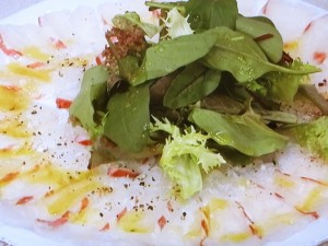 【キューピー３分クッキング】鯛のカルパッチョのレシピ・石原洋子