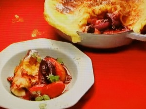 【ZIP！速水もこみちのMOCO''Sキッチン】もこみち流　赤ワイン煮フルーツパイのレシピ・速水もこみち