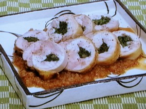 【ノンストップ】鶏の春菊巻きのレシピ・笠原将弘・笠原将弘のおかず道場