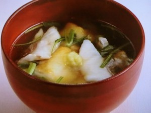 【上沼恵美子のおしゃべりクッキング】揚げ餅と鯛のすまし仕立てのレシピ・上沼恵美子・岡本健二