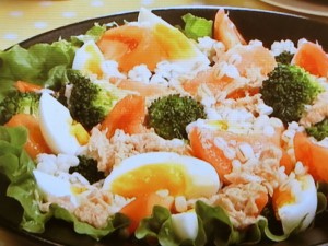 【キューピー３分クッキング】ツナと押し麦のデリ風サラダのレシピ・小林まさみ