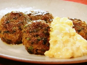 【きょうの料理】小松菜のハンバーグカレー風味のレシピ・島本薫