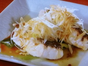 【きょうの料理ビギナーズ】白身魚の中国風香味蒸しのレシピ・河野雅子