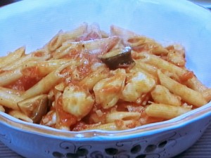 【キューピー３分クッキング】塩だらのトマトソースペンネのレシピ・田口成子
