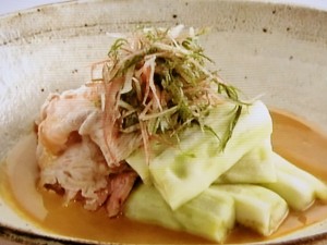 【上沼恵美子のおしゃべりクッキング】ナスと豚肉の温サラダのレシピ・上沼恵美子・岡本健二
