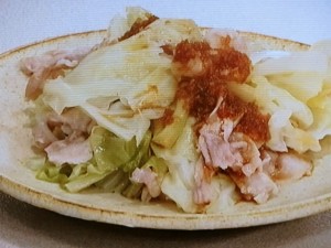 【キューピー３分クッキング】キャベツと豚肉のフライパン蒸しのレシピ・小林まさみ